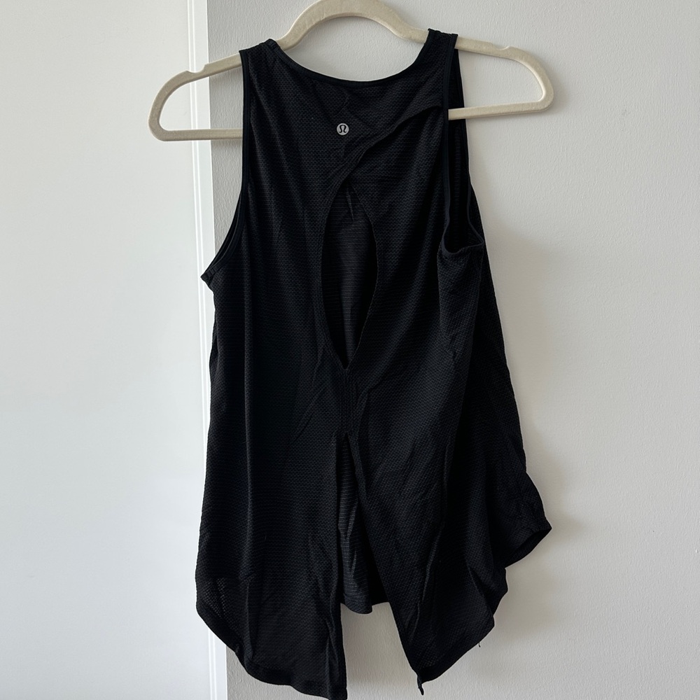 lululemon athletica Black Tank Top